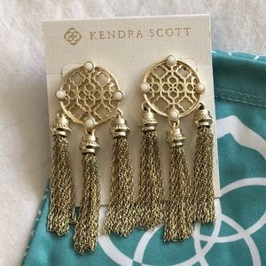 Kendra Scott Gold Fringe Earrings